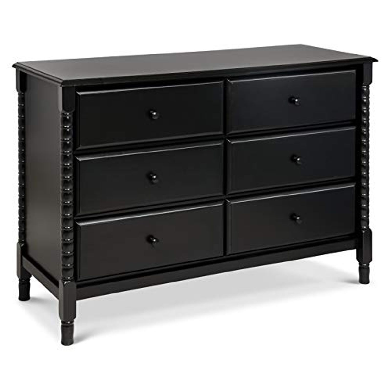 DaVinci Jenny Lind Spindle 6-Drawer Dresser in Ebony