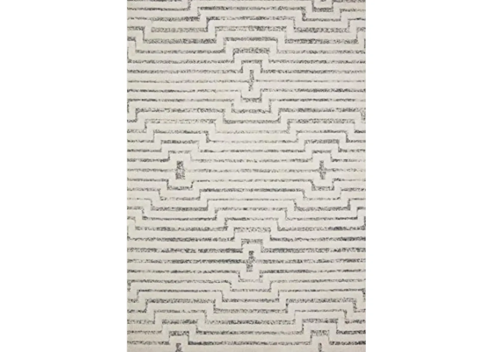 Loloi II Hagen White/Sky 2'-7" x 10'-10" Runner Rug