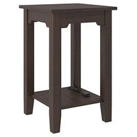 Signature Design by Ashley Camiburg Modern Chair Side End Table with USB Charging Port, Brown