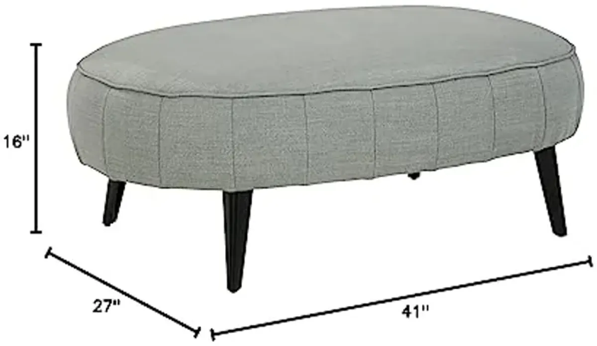 Signature Design by Ashley Hollyann Oversized Accent Ottoman, Gray