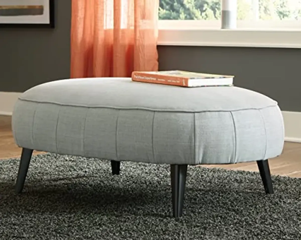 Signature Design by Ashley Hollyann Oversized Accent Ottoman, Gray