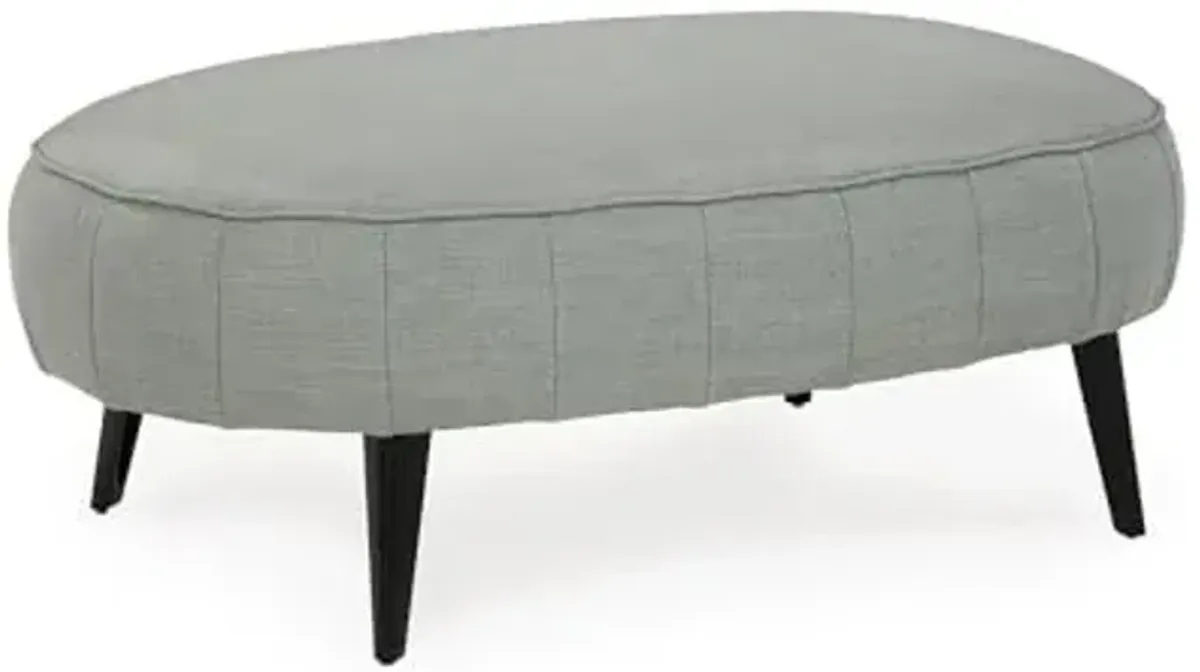 Signature Design by Ashley Hollyann Mid-Century Modern Oversized Ottoman, Gray