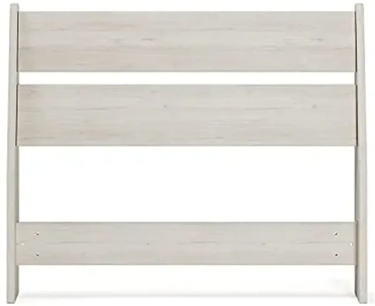 Signature Design by Ashley Socalle Modern Open Slat Twin Headboard, Natural Beige