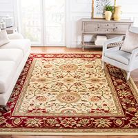 SAFAVIEH Lyndhurst Collection 8' x 10' Ivory/Red LNH212K Traditional Oriental Non-Shedding Living Room Bedroom Dining Home Office Area Rug