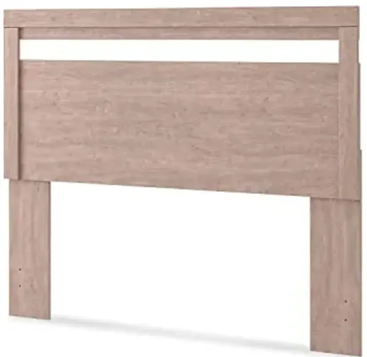 Signature Design by Ashley Flannia Modern Platform Headboard ONLY, Queen, Grayish Brown