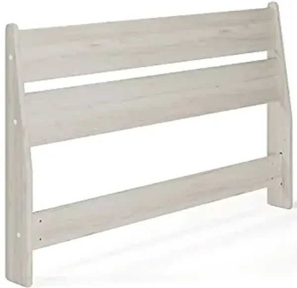 Signature Design by Ashley Socalle Modern Open Slat Full Headboard, Natural Beige