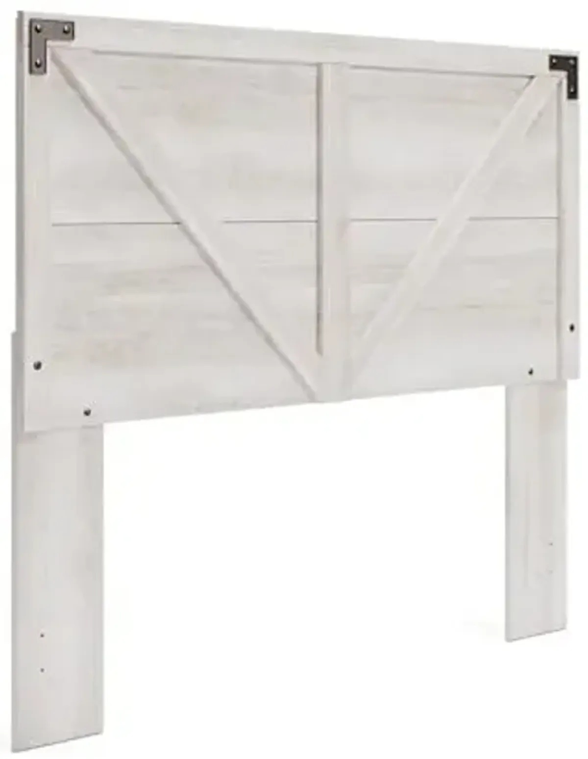 Signature Design by Ashley Shawburn Modern Farmhouse Headboard, Queen, Whitewash
