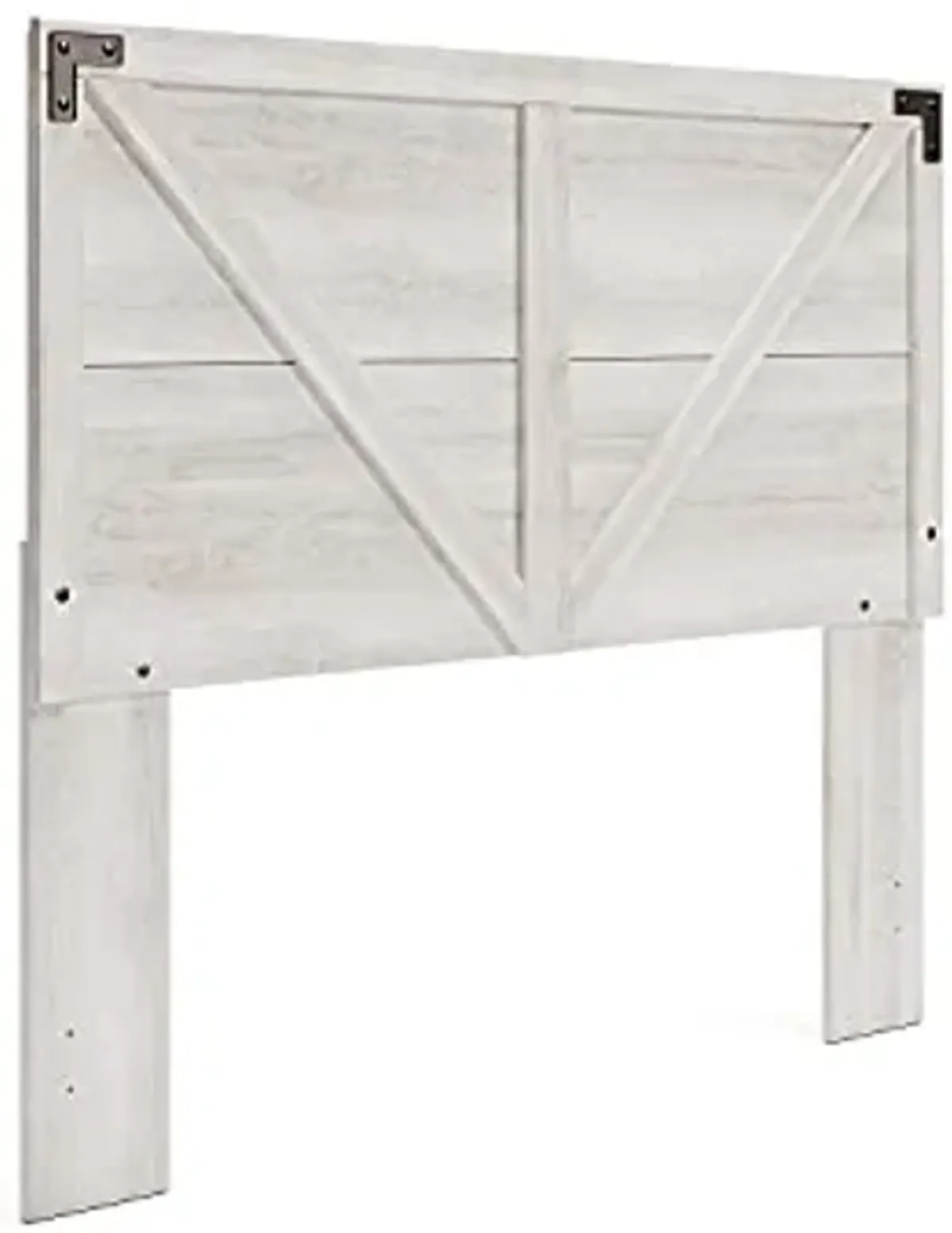 Signature Design by Ashley Shawburn Modern Farmhouse Headboard, Queen, Whitewash