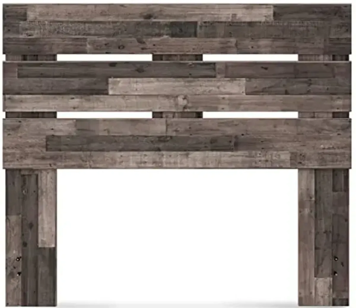 Signature Design by Ashley Neilsville Butcher Block Panel Headboard, Full, Brown