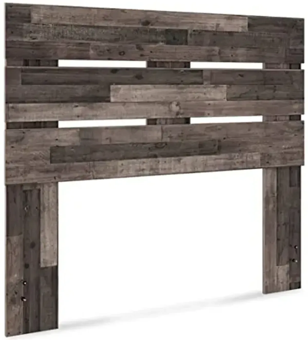 Signature Design by Ashley Neilsville Butcher Block Panel Headboard, Full, Brown