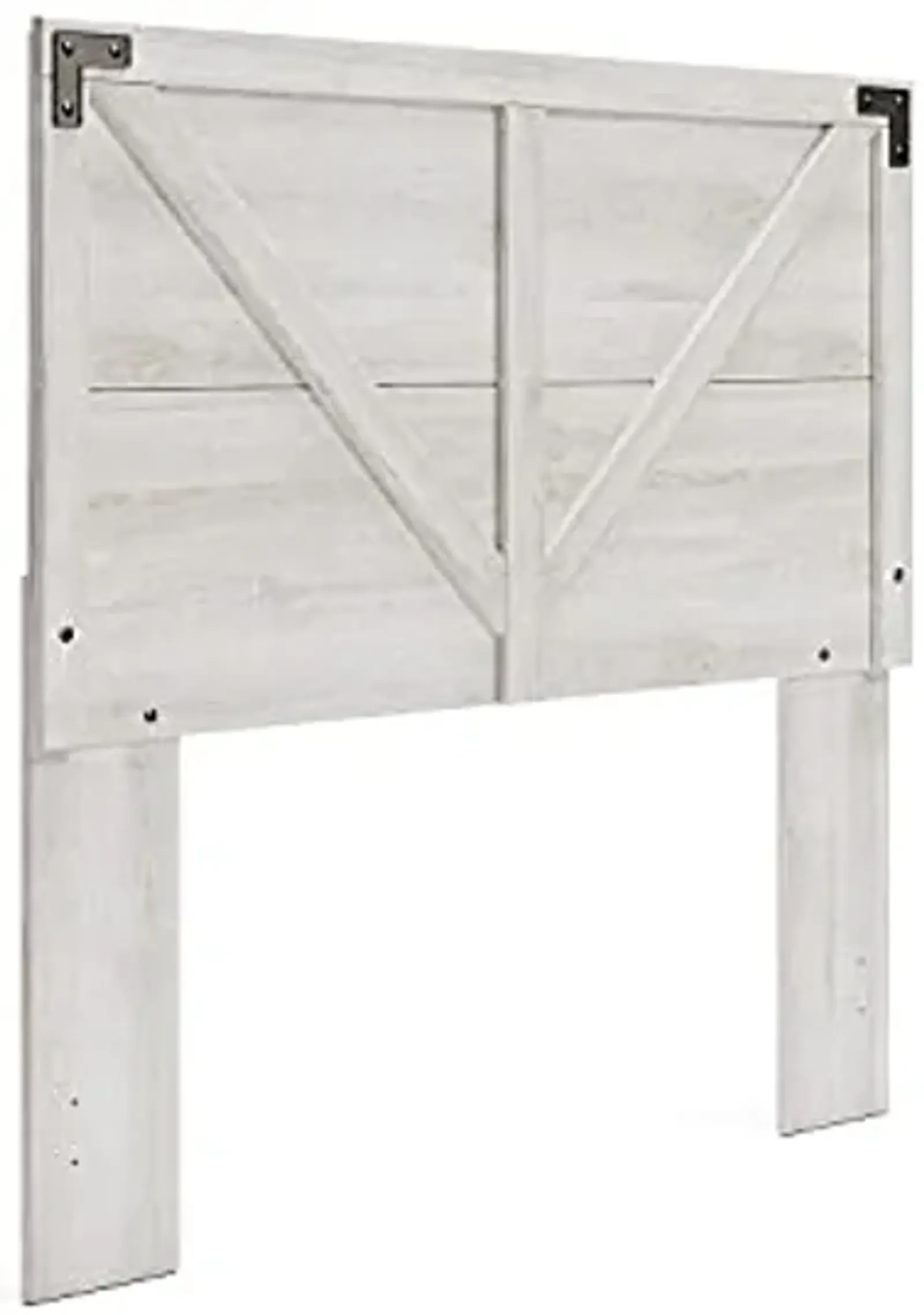 Signature Design by Ashley Shawburn Modern Farmhouse Headboard, Full, Whitewash