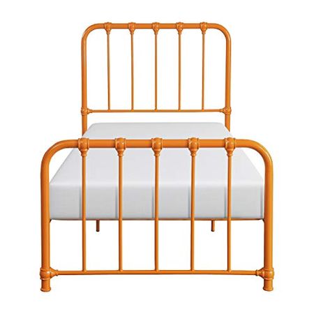 Lexicon Urbana Metal Bed, Twin, Orange