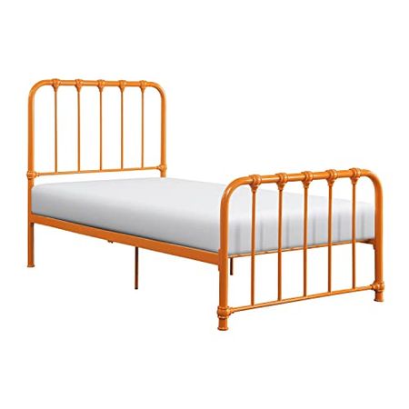 Lexicon Urbana Metal Bed, Twin, Orange