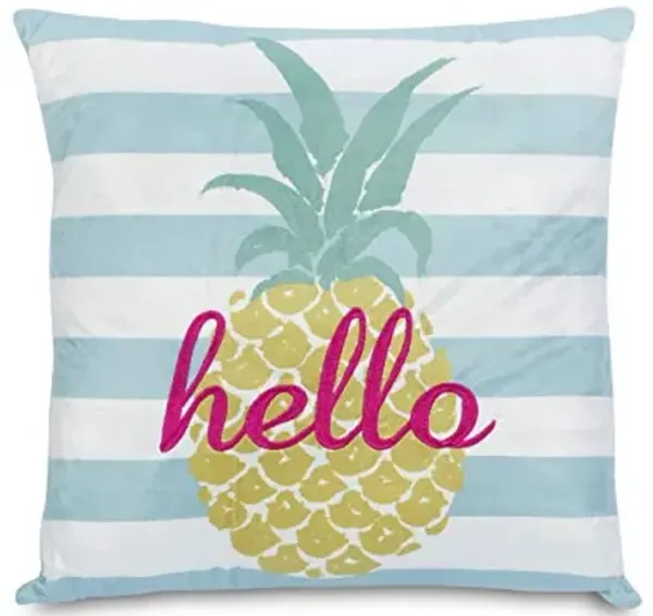 Heritage Kids Hello Pineapple Dec Pillow, Multi