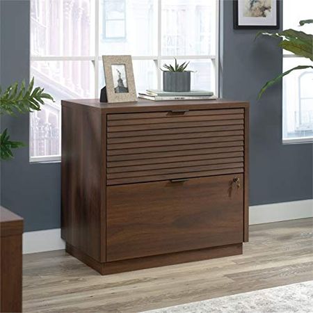 Sauder Englewood Lateral 2-Drawer Office File Cabinet, Spiced Mahogany Finish