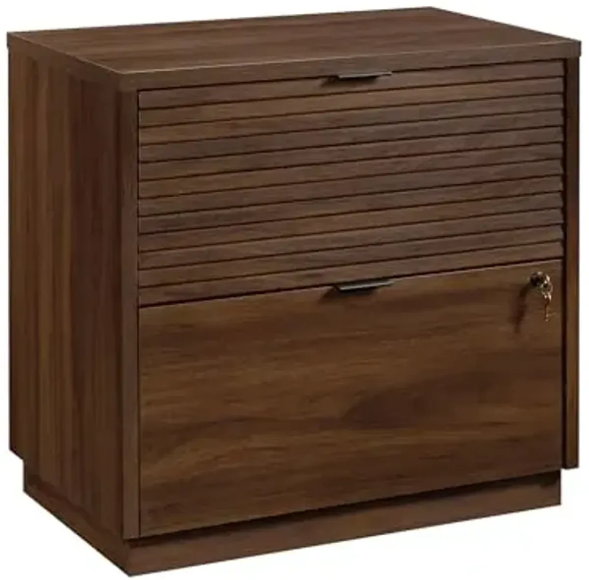 Sauder Englewood Lateral File, Spiced Mahogany Finish