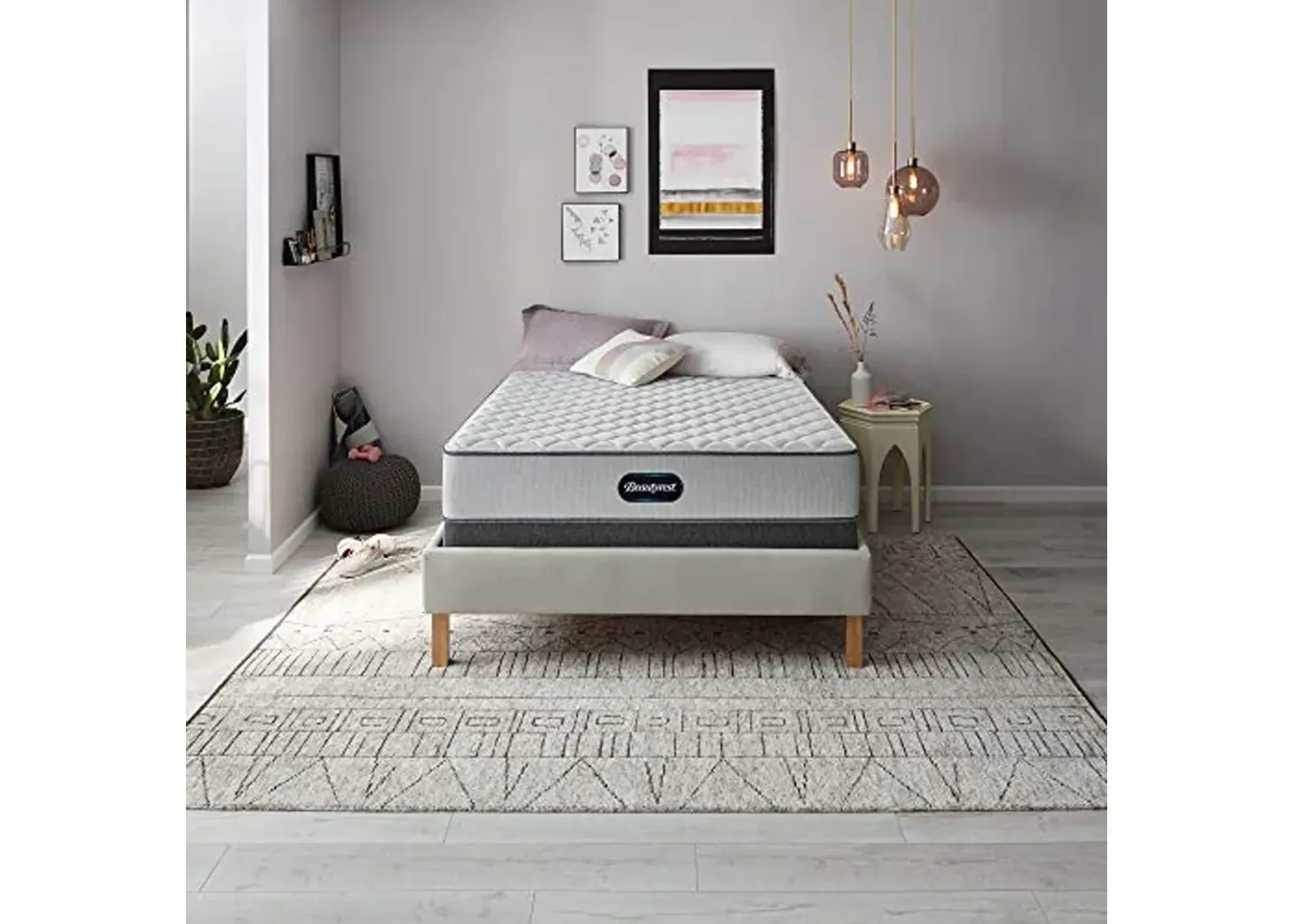 Beautyrest BR800 Firm Gel Memory Foam Mattress - 11.5 Inch King Size Mattress - Firm Mattress with Hybrid Innerspring, Comfort Foam and Gel Memory Foam for Comfort and Support - King Mattress Only