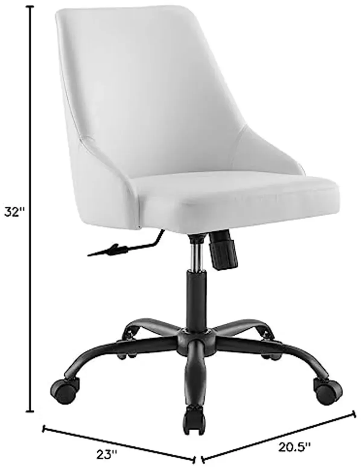 Modway Designate Chairs, Black White