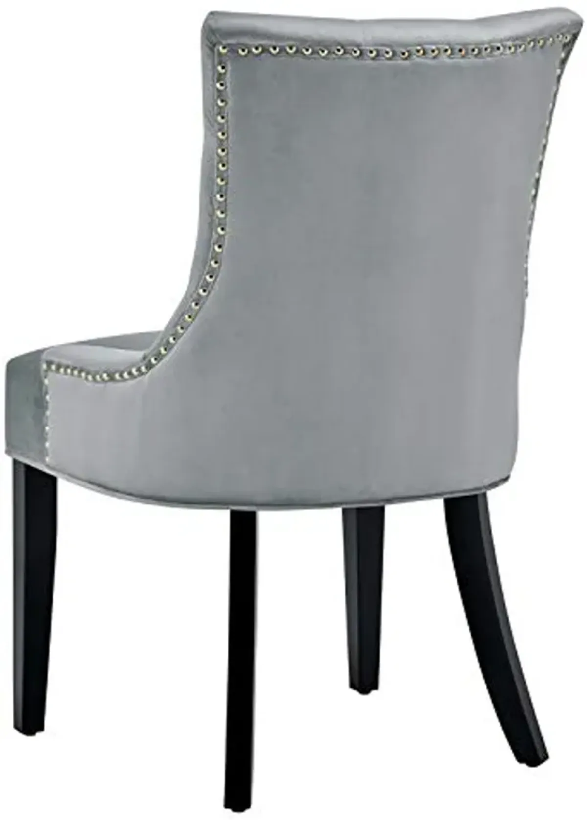 Modway Regent Tufted Performance Velvet Dining Side Chairs-Set of 2, Pack of 2, Light Gray