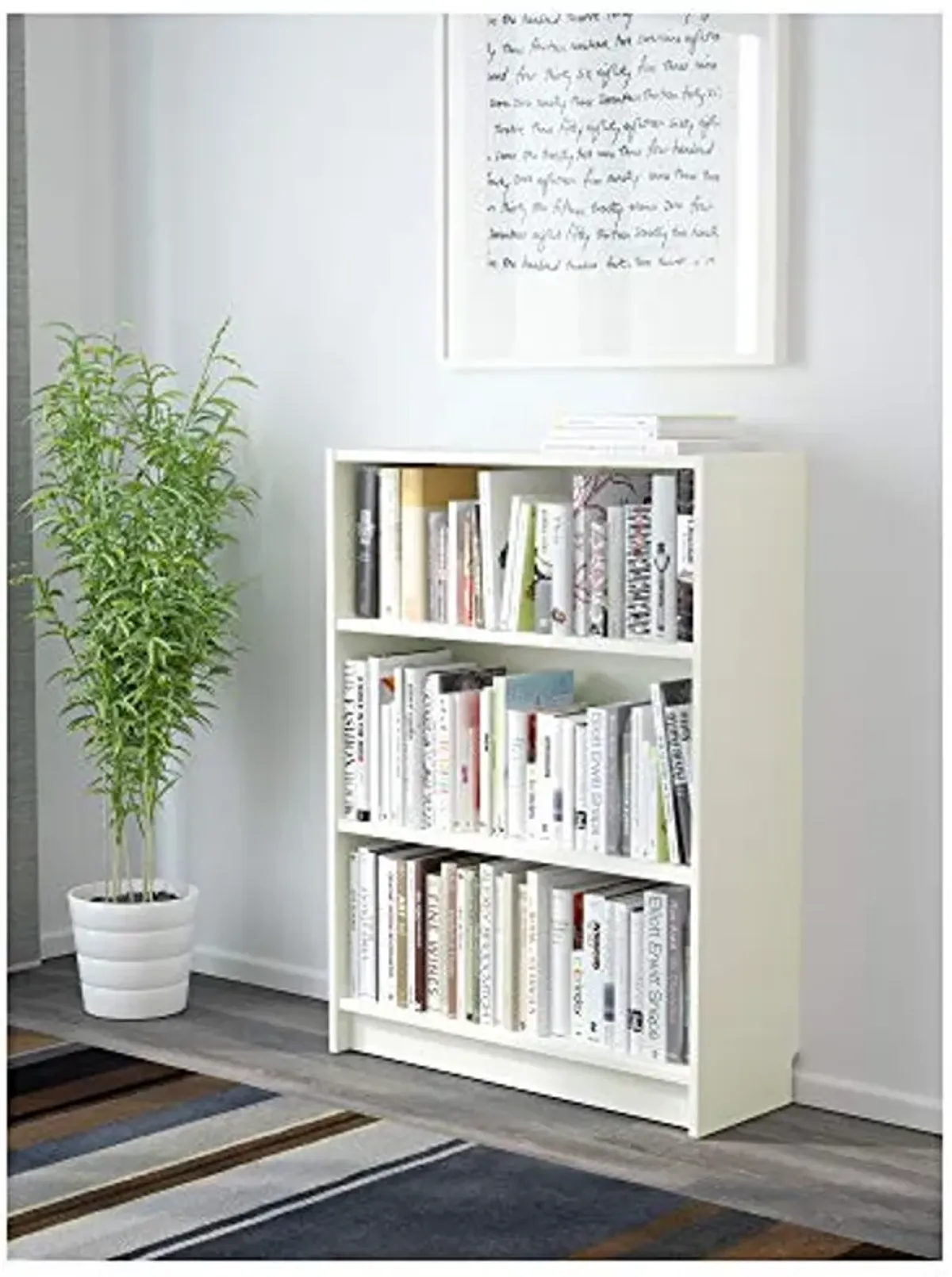 Bookcase BILLY white Width: 80 cm Depth: 28 cm Height: 106 cm