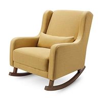 Babyletto Kai Rocker in Performance Dijon Eco-Twill, Water Repellent & Stain Resistant, Greenguard Gold and CertiPUR-US Certified