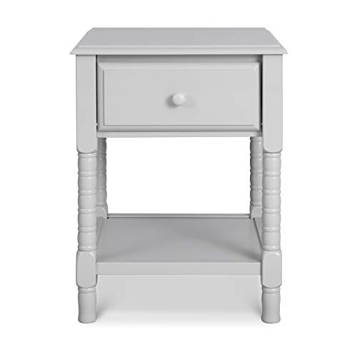 DaVinci Jenny Lind Spindle Nightstand in Fog Grey