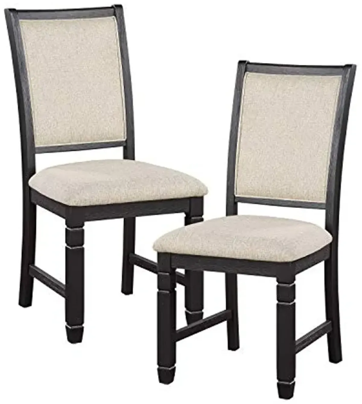 Lexicon Braun Dining Chair (Set of 2), Black