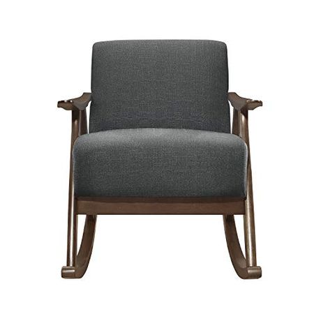 Lexicon Helena Rocking Chair, Dark Gray