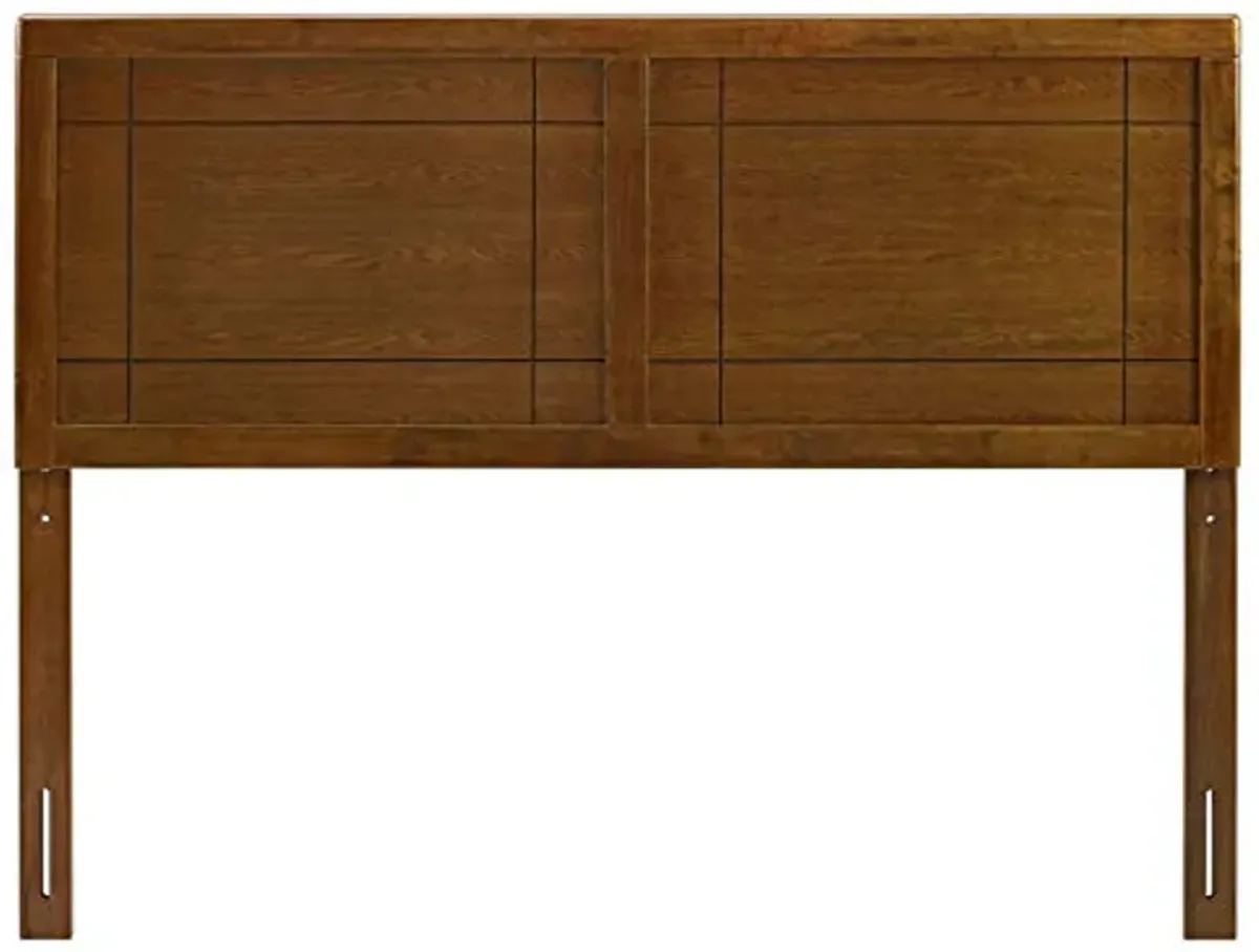 Modway Archie Queen Wood Headboard in Walnut