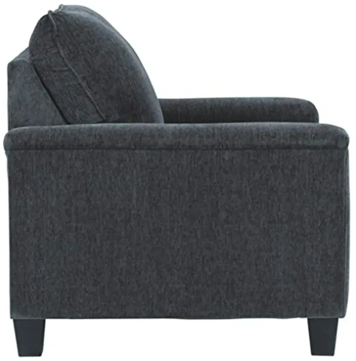 Signature Design by Ashley Abinger Chenille Contemporary Chair, Dark Gray