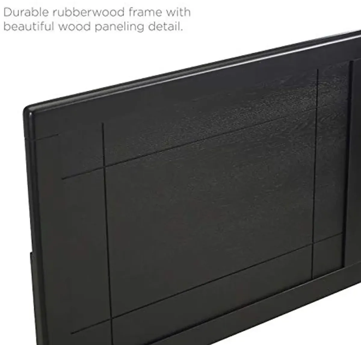 Modway Archie King Wood Headboard in Black