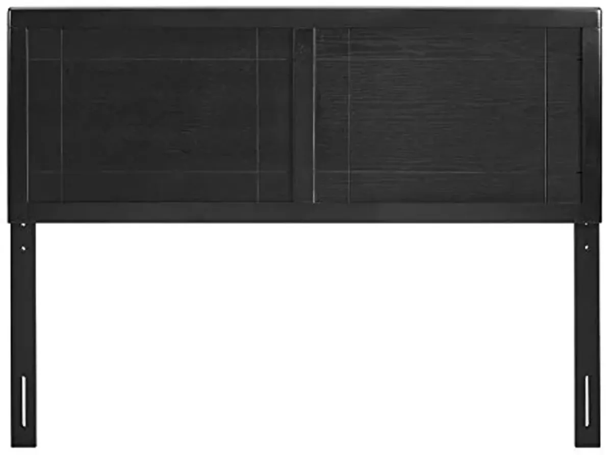 Modway Archie King Wood Headboard in Black