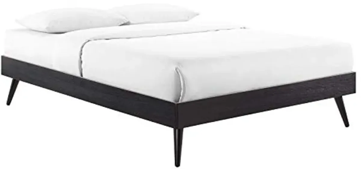 Modway Margo King Wood Platform Bed Frame in Black