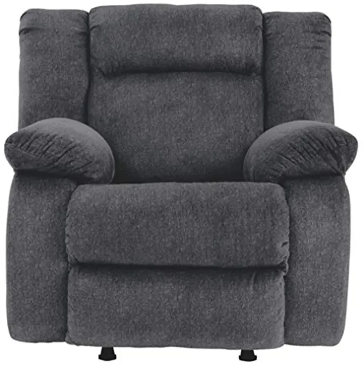 Signature Design by Ashley Burkner Adjustable Power Rocker Recliner with USB Charging, Gray