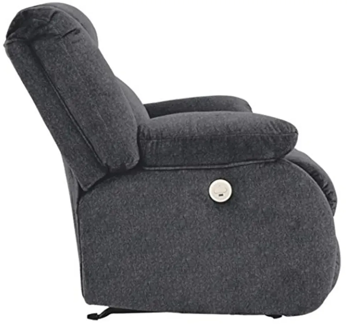 Signature Design by Ashley Burkner Adjustable Power Rocker Recliner with USB Charging, Gray