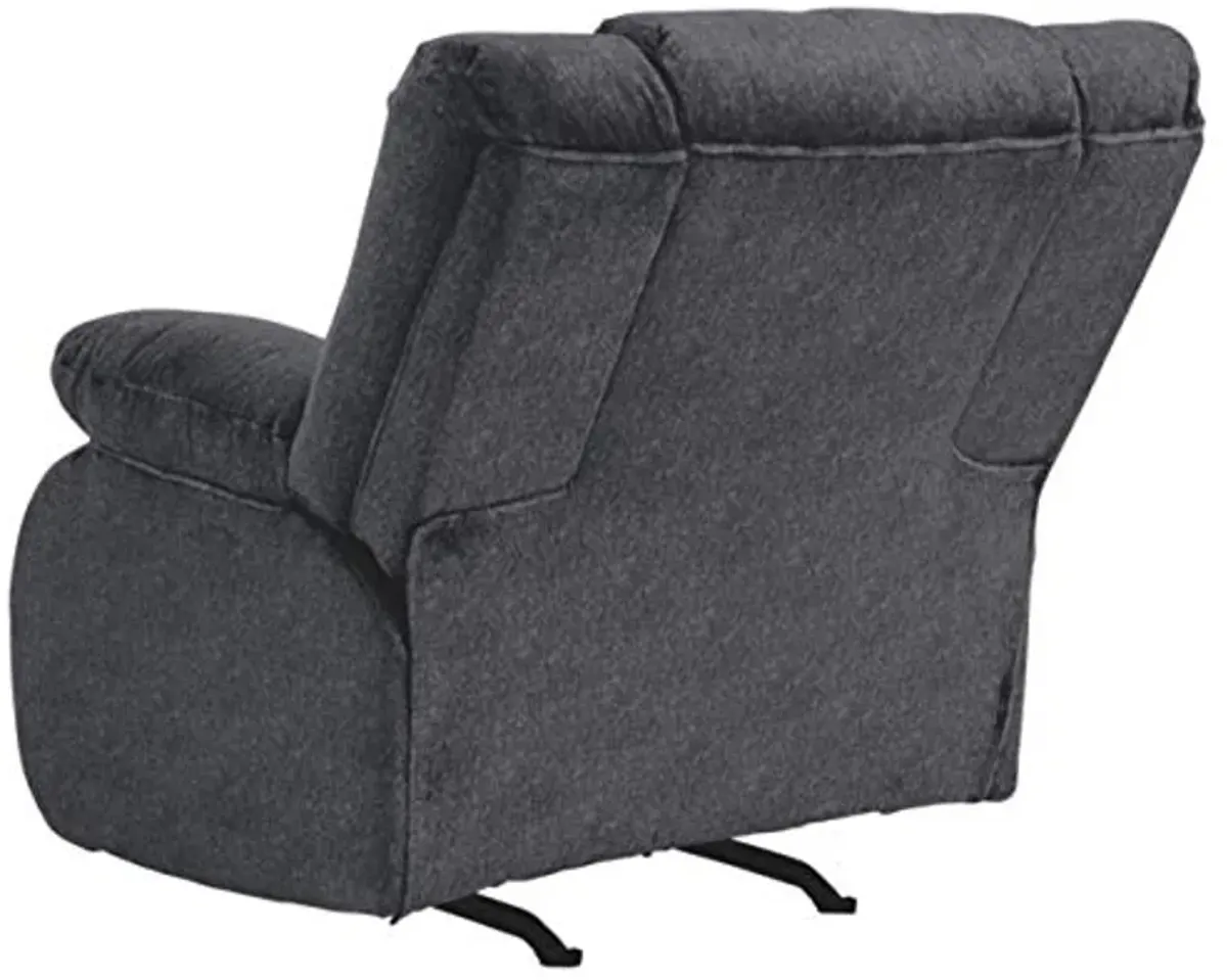 Signature Design by Ashley Burkner Adjustable Power Rocker Recliner with USB Charging, Gray