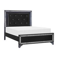 Lexicon Slater Panel Bed, King, Black