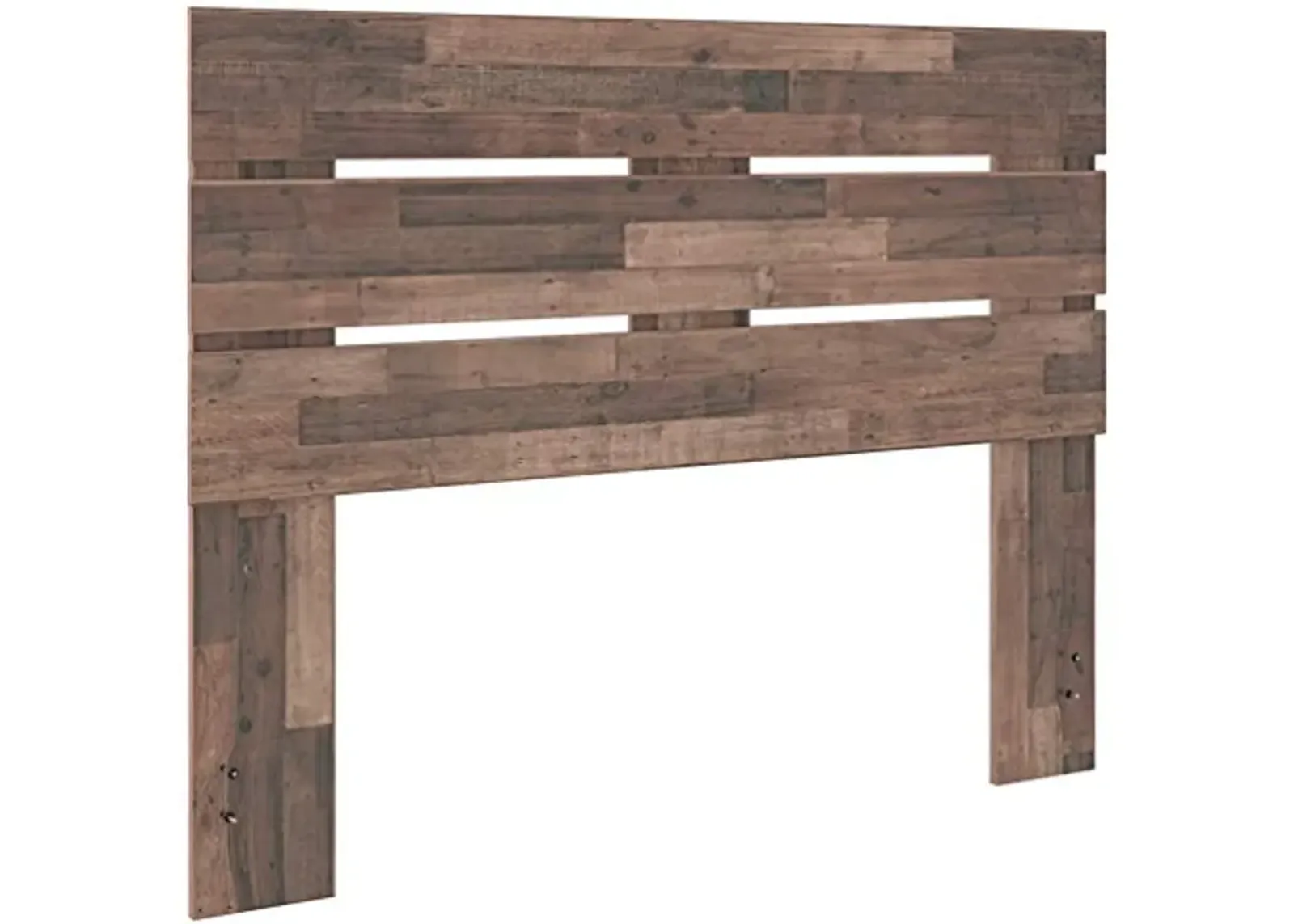 Signature Design by Ashley Neilsville Butcher Block Panel Headboard, Queen, Brown