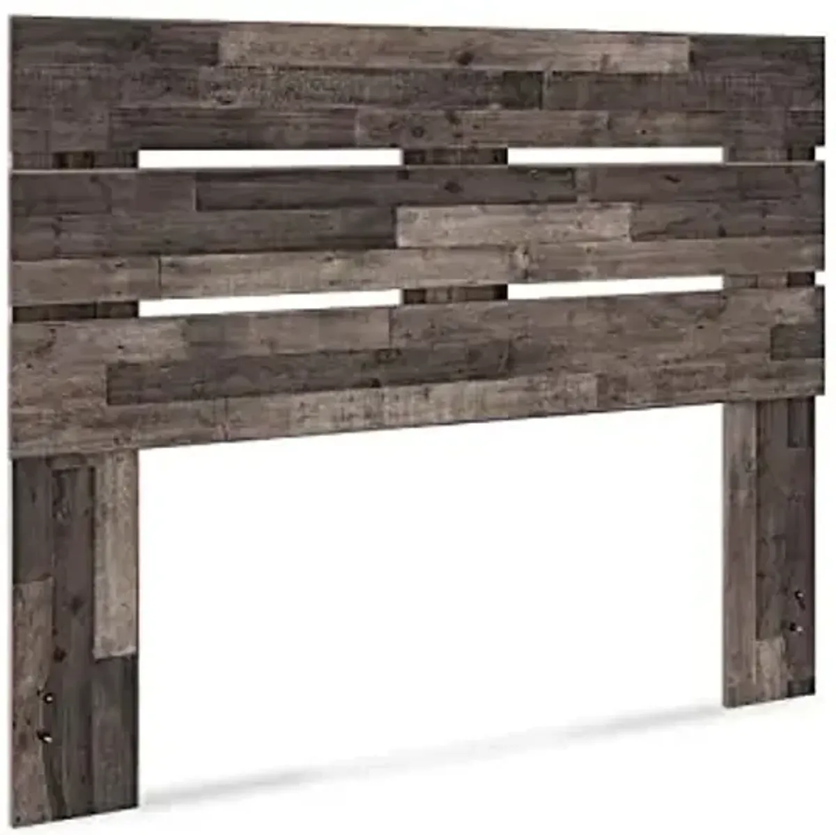 Signature Design by Ashley Neilsville Butcher Block Panel Headboard, Queen, Brown