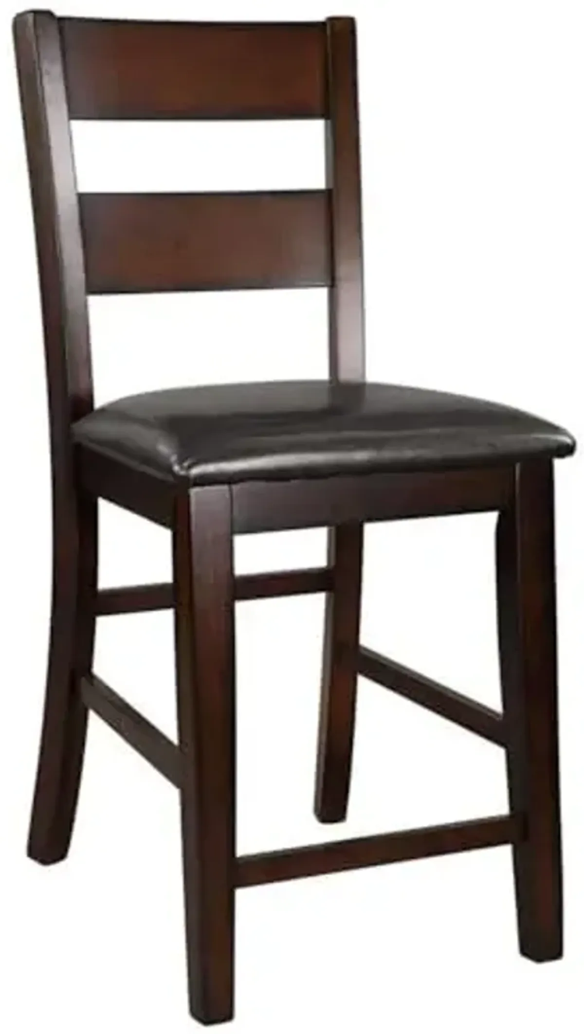 Lexicon Mantello Wood Counter Height Dining Chairs in Cherry (Set of 2)