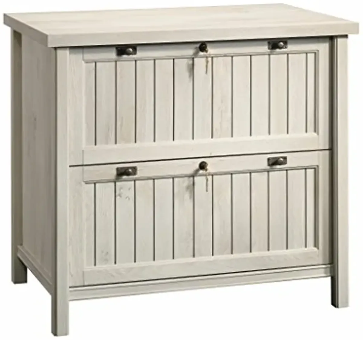 Sauder Costa Lateral File and Library Base, Chalked Chestnut Finish