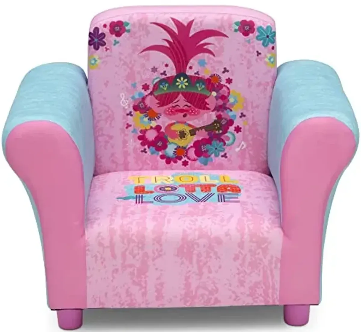 Delta Children Upholstered Chair, Trolls World Tour