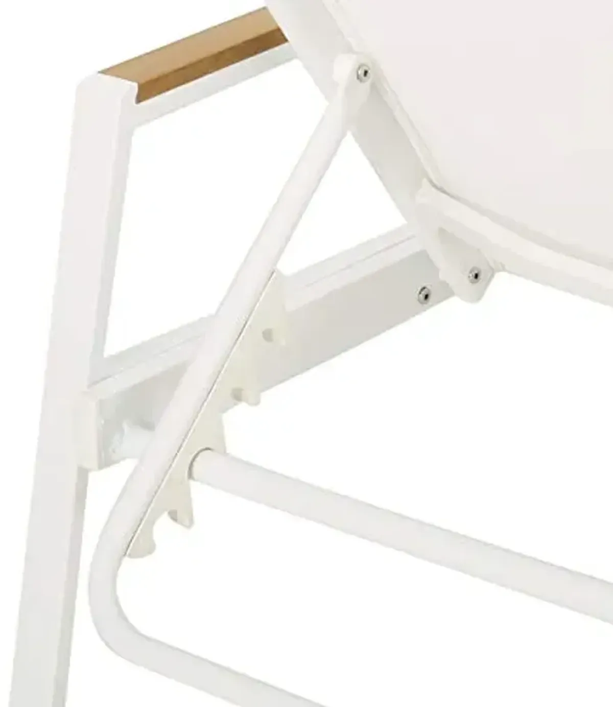 Christopher Knight Home Teresa Outdoor Aluminum Chaise Lounge with Mesh Seating (Set of 2), White