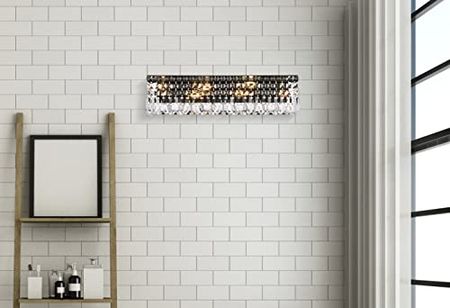 Elegant Lighting Value Maxime 26 inch Black Wall Sconce