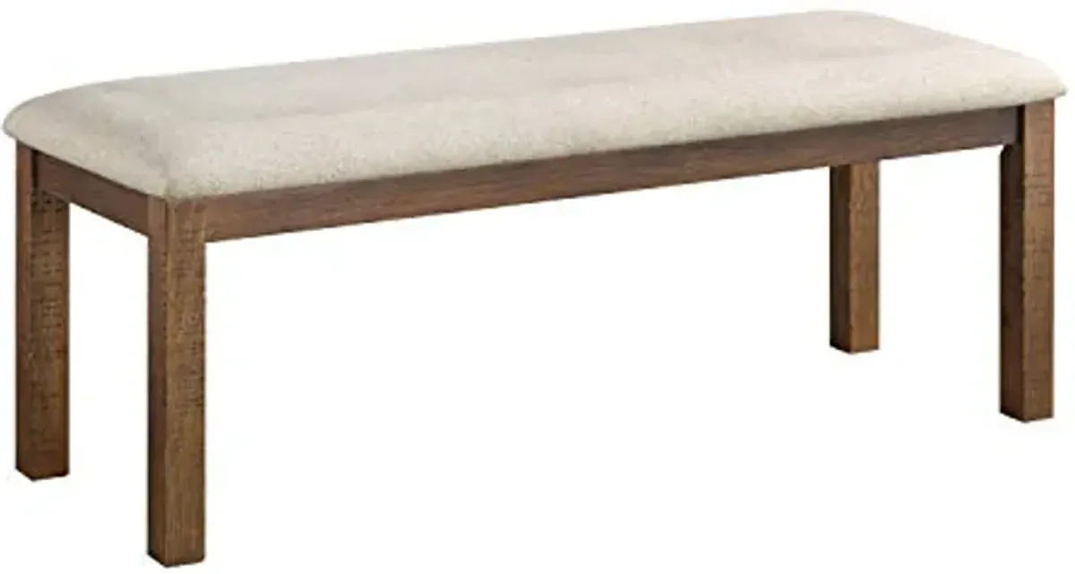 Lexicon Jones Dining Bench, Brown