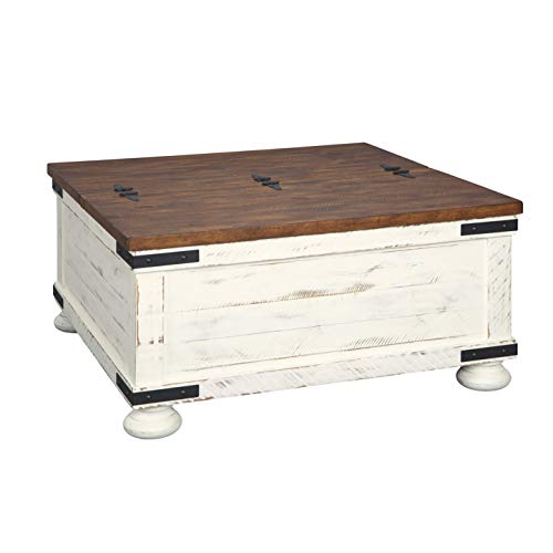 Signature Design by Ashley Wystfield Farmhouse Storage Coffee Table