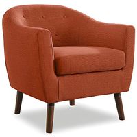 Lexicon Quill Accent Chair, Orange