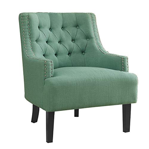 Lexicon Luster Accent Chair, Teal