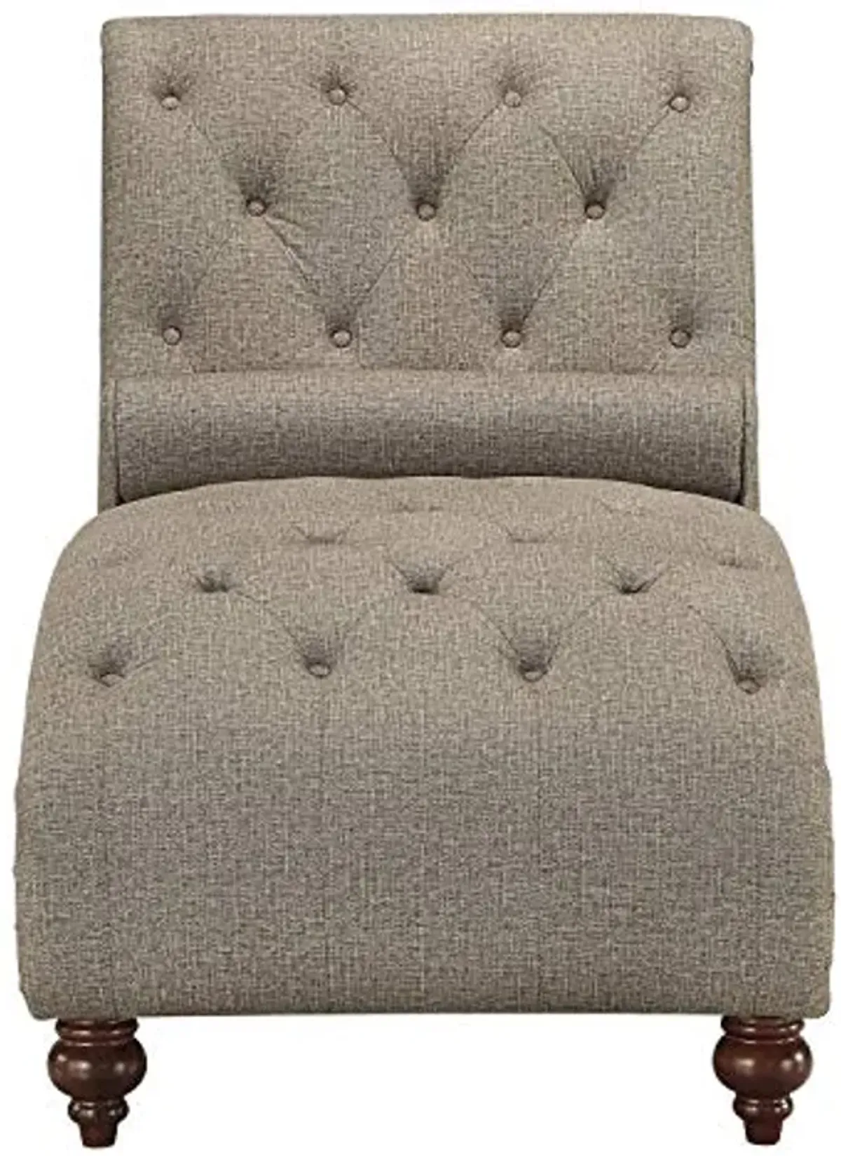 Lexicon Lambart Chaise Lounge, Brown (Silver Nailheads)