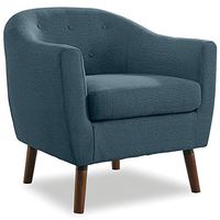 Lexicon Quill Accent Chair, Blue